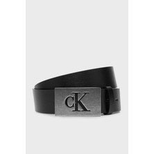 Calvin Klein Logolu Deri Kemer LV04D7043GV8L Erkek Kemer LV04D7043G V8L