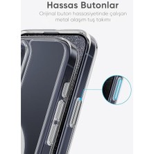 Karokstore Için Origin+ Serisi Magsafe ile Uyumlu Crystal Clear Ultra Şeffaf Hybrid Materyal Kılıf Yarı Yumuşak Yarı Sert Sararmaya Karşı Dayanıklı Kılıf Kapak (Ultra Şeffaf, 17 Pro)
