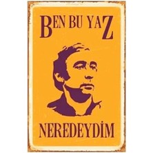 Karokstore Kuşe Kağıt Duvar Posteri Ben Bu Yaz Neredeydim Şener Şen Retro DRTR0010