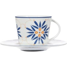 Karokstore Porselen 12446 6 Kişilik 12 Parça Çay Fincanı Takımı