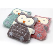 Karokstore Kiraz Çekirdekli Baykuş Kadife Gaz Yastığı/yeşil