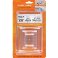 Karokstore 106150-1001 Damga Bloğu Seti, Şeffaf, 4 Parçalı, Beyaz