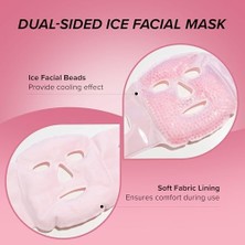 Karokstore Skın Gym Cryo Chill Ice Boncuklu Yüz Maskesi Cilt Bakımı, Gelişmiş Soğuk Terapili Cilt Bakımı, Koyu Halkalar ve Şişlikler Için Soğuk Yüz Göz Maskeleri, Kadınlar Için Yüz Bakımı Spa Hediyeleri