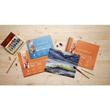 Karokstore Aquarelle Yapışkan Kenarlı Defter, 240X320 mm
