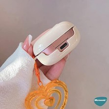 Karokstore Galaxy Buds 2 Pro Için Kılıf Süslü Renkli Kalp Desenli Mor [buds 2 Pro ile Uyumlu Kılıf - Mor]