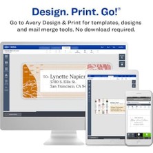 Karokstore Sure Feed & Trueblock 2" x 4", 100 Beyaz Lazer Etiketli Su Geçirmez Kargo Etiketleri (15513)