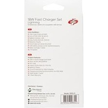 Karokstore Power 18W 3.0 Lightning ile Uyumlu Hızlı Şarj Seti Sws-A1 - Beyaz