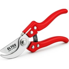 Karokstore Profesyonel Bağ Makası, 8", 65MN Karbon Çelik Bıçaklı, Polipropilen Saplı, Bypass, Ergonomik, Budama, Dal Kesme Aleti, Bahçe, Çiçek, Bitki Budayıcı