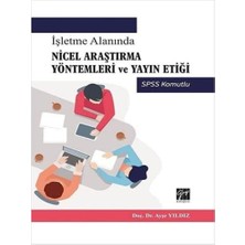 Karokstore Işletme Alanında Nicel Araştırma Yöntemleri ve Yayın Etiği: Spss Komutlu