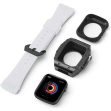 Karokstore Ile Uyumlu 7 45MM Krd-65 Kordon Beyaz-Siyah