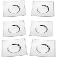 Karokstore Cubic 6'lı Çay Tabağı Seti