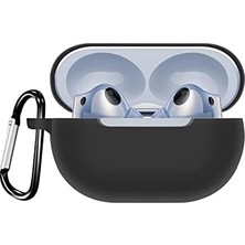 Karokstore Freebuds Pro 2 Için Kılıf Askılı Mat Silikon Siyah [freebuds Pro 2 ile Uyumlu Kılıf - Siyah]