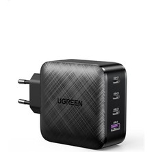 Karokstore Ugreen USB C Şarj Cihazı 65 W USB C Güç Kaynağı 4 Port Gan Charger Pd Şarj Cihazı MacBook Pro/air, 14/14 Pro/14 Pro Max/13 Pro/12, iPad Pro, S23 Ultra, S23+, S23 Vb. ile Uyumlu