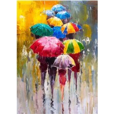Karokstore Neverland 1000 Parça Puzzle - Umbrellas (Şemsiyeler)