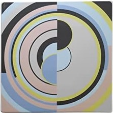 Karokstore Porselen 10876 Tek Parça 32CM Art Deco Peynir Tabağı