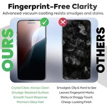 Karokstore 17 Air Uyumlu Ekran Koruyucu - 9h Temperli Cam, Gizlilik Filtreli, 2’li Paket