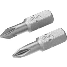Karokstore Vidalama Uç, Metalik, 2 Adet, PH1X25MMX2.