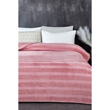 Karokstore Yumuşak Çift Kişilik Battaniye 180X230 cm Pudra