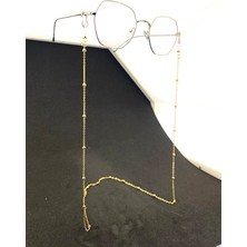 Optic Plus Düz Dorica Toplu Gözlük Zinciri / Ipi Gold