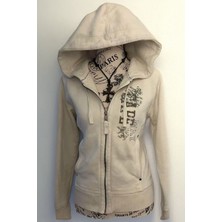 Bej Cape Harajuku Y2K Crop Hırka