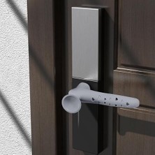 Karokstore Silikon Kapı Kolu Kılıfı – Gürültü Azaltıcı Stoper, Çizik ve Darbe Koruyucu, Antistatik, Kaymaz Yüzeyli, Kolay Takılabilir Vantuzlu Kapı Koruma Kılıfı