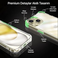 Karokstore 13-14 Için Magshield Serisi Magsafe ile Uyumlu Köşe Korumalı Şeffaf Hybrid Kılıf Ultra Güçlü Manyetik Çember ve Kristal Berraklığında Materyal Premium Kalite Kılıf (13-14)