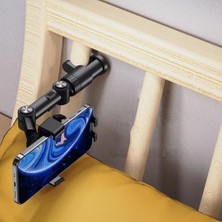 Karokstore Dikiz Aynası Araç Cep Telefonu Tutucu, 360 Derece Dönebilen Dikiz Aynası Cep Telefonu Tutucu, Araba, Çalışma Masası, Yatak Için Çok Fonksiyonlu Cep Telefonu Tutucu 059