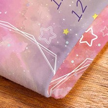 Karokstore Pembe Uzay Macerası Baby Shower Hediyesi Fotoğraf Çekim Battaniyesi