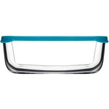 Karokstore Snow Box Saklama Kabı 1225 cc Tekli Plastik Turkuaz Kapaklı