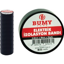 Karokstore Elektrik Izolasyon Bandı Siyah - 19 mm x 10 Yds - (10 Lu Paket)