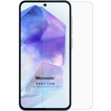 Karokstore Galaxy A55 Glass Cam Ekran Koruyucu [galaxy A55 ile Uyumlu Ekran Koruyucu - Şeffaf]