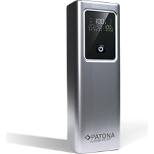 Karokstore Patona 4237 Platinum 100W Powerbank, 20000MAH Taşınabilir Şarj Cihazı, Pd3.0 Hızlı Şarj, 2 Usb-C ve 1 Usb-A Portlu, LCD Ekranlı