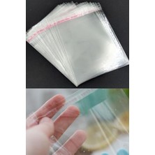 Karokstore Şeffaf Bantlı Jelatin Poşet, Çeyiz Poşeti 20 * 30 cm 50 Adet