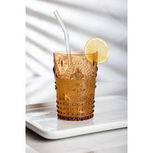 Karokstore Ews Akrilik Renkli 6'lı Kısa Bardak & Su Meşrubat Kahve Yanı Bardağı 400 ml (Cam Değildir)