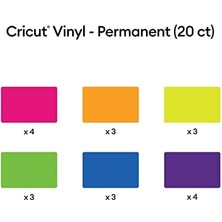 Karokstore Kalıcı - Parlak Gökkuşağı Örnekleyici, 12X12 Levha, Uzun Ömürlü Kendin Yap Projeleri Oluşturun, Makineleri Için Dayanıklı Yapışkanlı, (10 Renkli 20'li Paket)