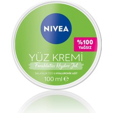 Karokstore Nıvea Ferahlatıcı Hydro Nemlendirici Yüz Kremi 100 Ml, Yağlı Ciltler Için, Makyaj Bazı, 24 Saat Cilt Nemlendirici, Yağlı His Bırakmayan Formül