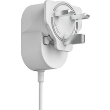 Karokstore - Ac Güç Adaptörü - SV-VDBAC-1A-V1 | Akıllı Görüntülü Kapı Zili ile Uyumlu | Kesintisiz Güç Kaynağı | 8m Kablo | Maça Konektör | Iç Mekan Prizden Enerji Alır |