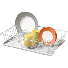 Karokstore Bulaşıklık Süzgeci 'germatex' Tepsili, Beyaz, Standart