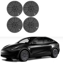 Ramm Tesla Model Y Cybertruck Jant Kapağı Seti - 19 Inç - Mat Siyah