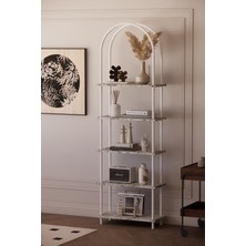 Solto Home OB46-45 Bohem Çevir Kur Modüler 5 Raflı Kitaplık | Aletsiz Kolay Kurulum