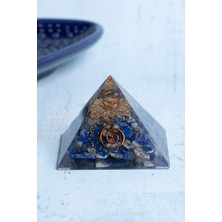 Deniz Doğal Taş Sertifikalı Lapis Lazuli Doğal Taş Piramit - Bilgelik Piramidi S.k: 0002