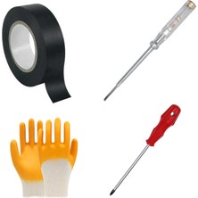 Endüstriyel Ümit Yapı Market Usta Tornavida Seti | Tornavida Takımı + Kontrol Kalemi + Eldiven