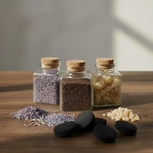 Nomad Dökme Tütsü Seti - 3 Çeşit Bitki & Reçine + 10 Adet Tablet Kömür - Lavanta Üzerlik Akgünlük