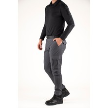Taktik Giyim Taktik Kargo Pantolon Unisex Antrasit | Suya Dayanıklı | Esnek Kumaş | Rahat ve Dayanıklı Tasarım