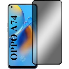 Elixem Oppo A74 Uyumlu Tam Kaplayan Hayalet Ekran Koruyucu Temperli Cam
