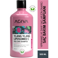 Agiva Care&beauty Ylang Ylang&lipozomed C Yıpranmış ve Zayıf Saçlar Için Onarıcı Şampuan 500ML-VEGAN