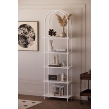 Solto Home OB46-43 Bohem Çevir Kur Modüler 5 Raflı Kitaplık | Aletsiz Kolay Kurulum