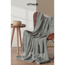 Vithus Wellsoft Tv Battaniyesi Peluş Polar Ultra Yumuşak Battaniye 140X170 cm