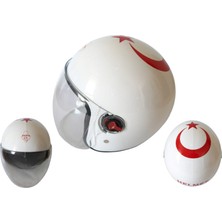 Motobir Açık Kask Beyaz