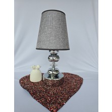 Fey Abajur Abajur, Pilli Masa Lambası, Pilli Gece Lambası, Kablosuz Abajur, Büyükgrişapkaküre-Ksrst-Kürekromayak